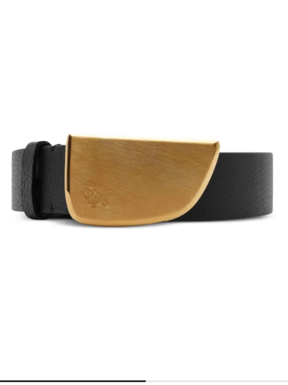 Burberry Engraved Detail Sheild Belt